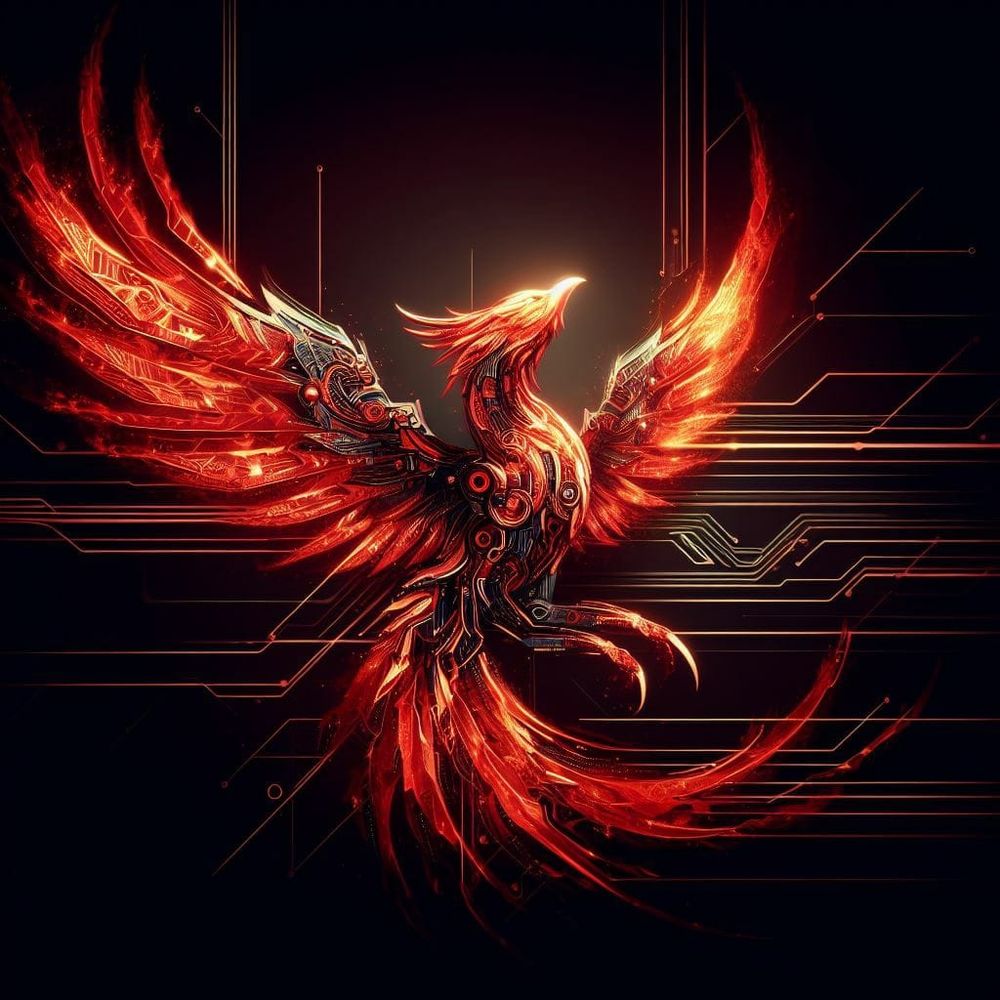 Phoenix Logo Representing Enzo Fuke's Online Identity